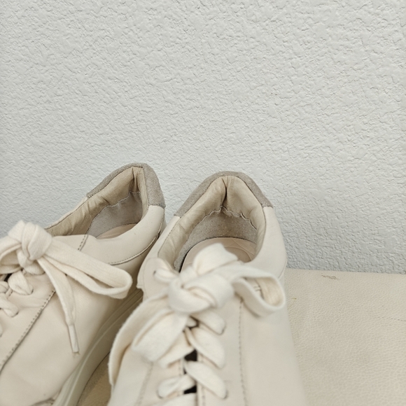 Birdies The Cardinal Classic Seashell Off White Leather Sneakers Size 8 - Picture 9 of 11